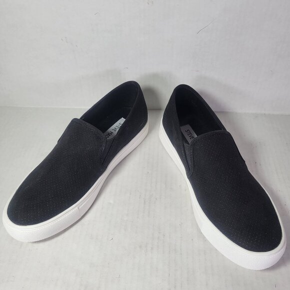 Steve Madden Women Zarayy Casual Resort Black Slip-On Sneakers Size 6 - Picture 6 of 8